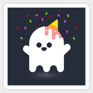 Birthday ghost Sticker